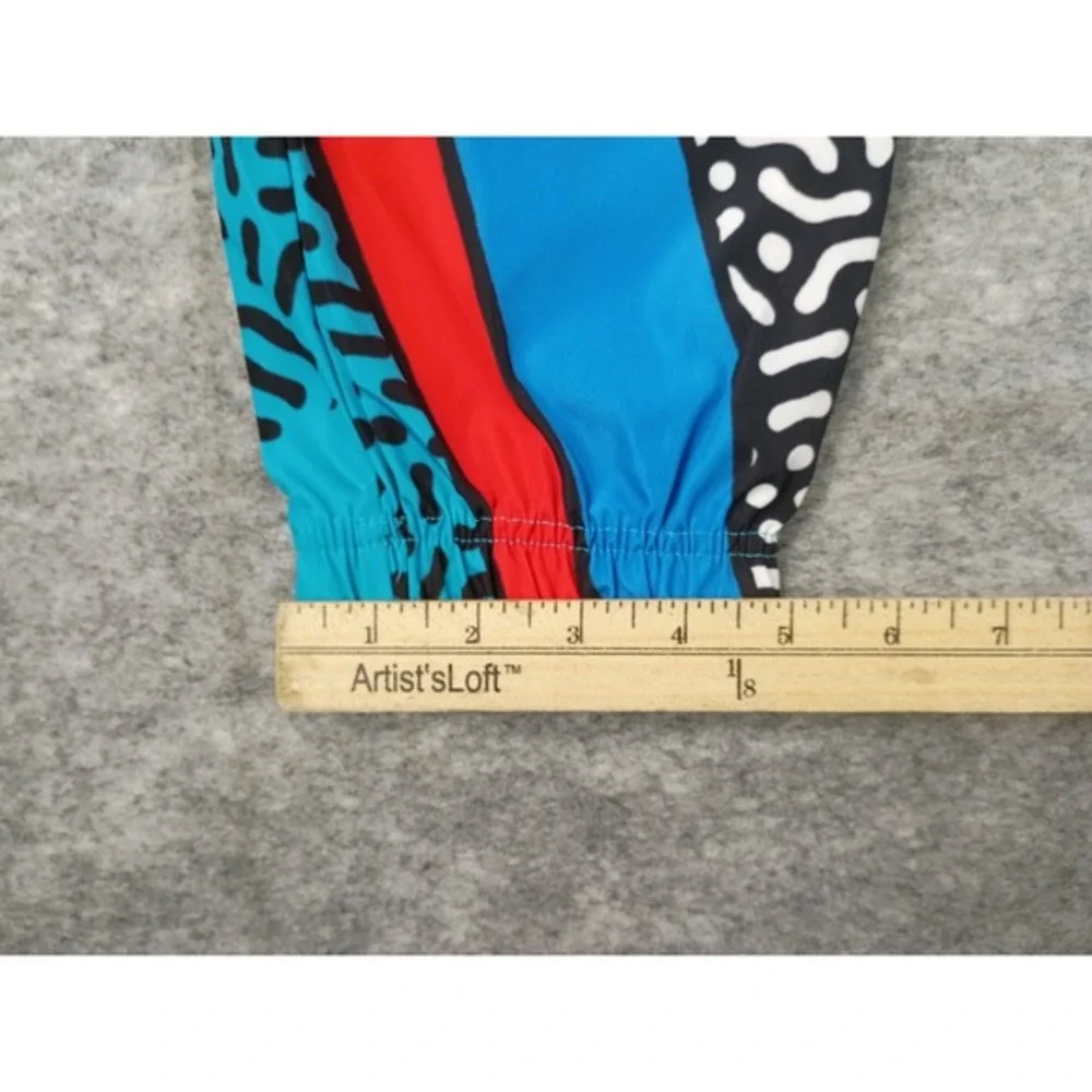 Looney Tunes Mens L Bugs Bunny Graphic Windbreaker Track Pants Joggers NWT 90s - Picture 9 of 14